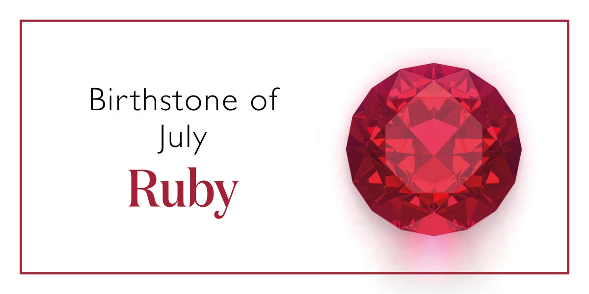 Birthstone July Ruby