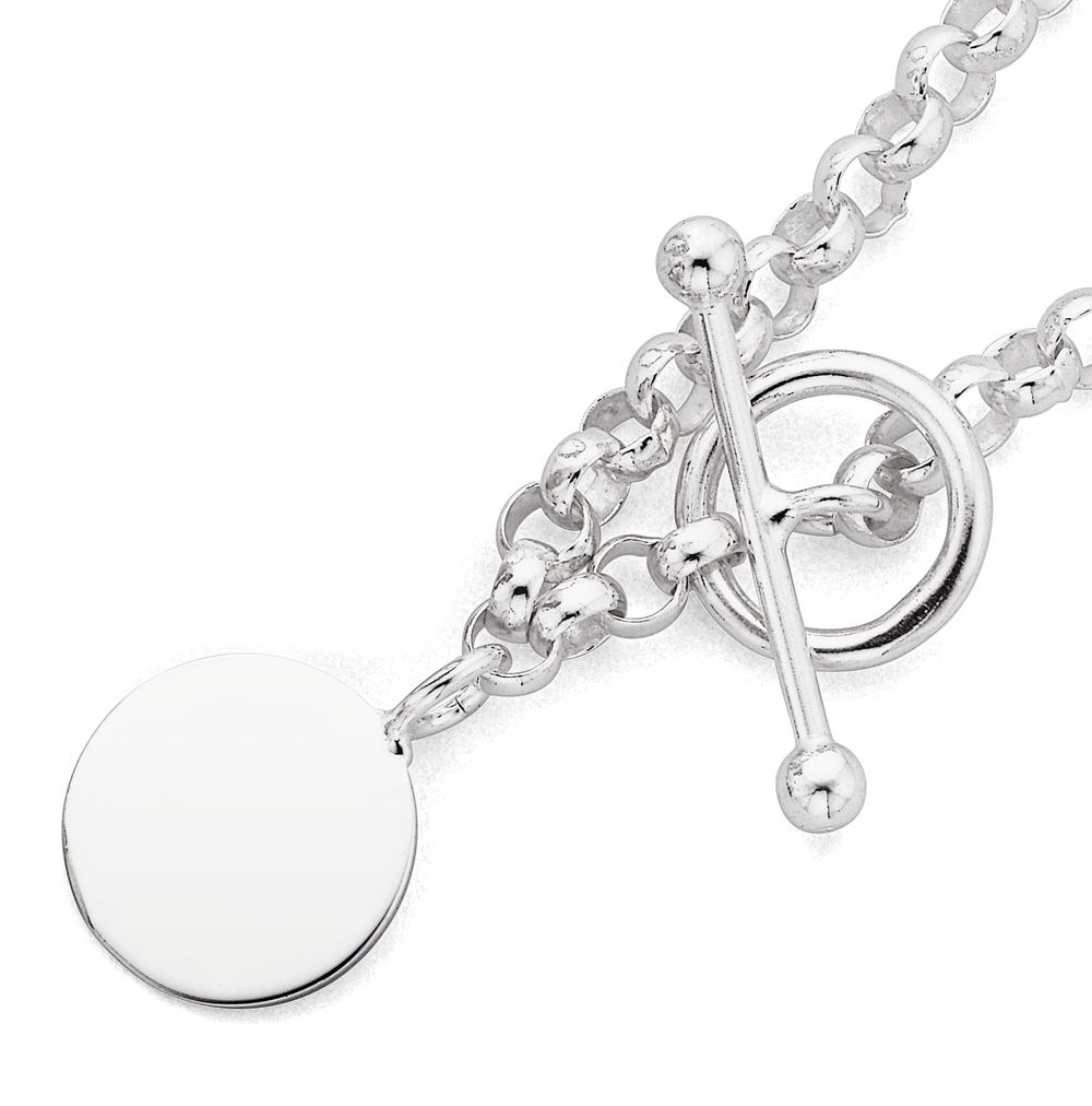 sterling silver fob bracelet