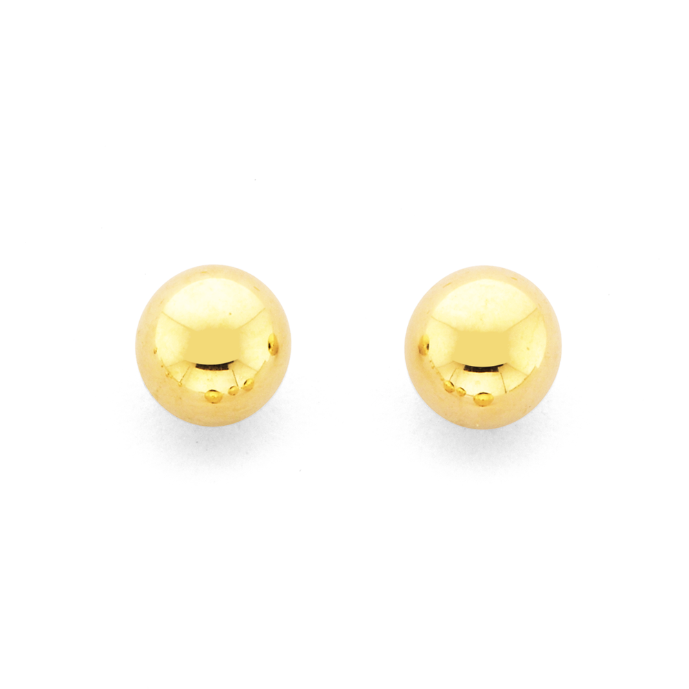 9ct Rose Gold Euro ball Earrings - Pascoes Catalogue - Salefinder