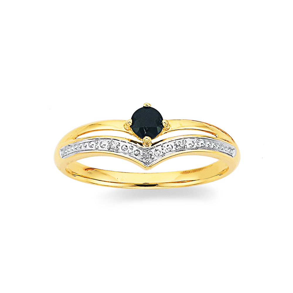 Black Diamond Engagement Ring 3 Stone Sapphire Trillions - Rare Earth  Jewelry