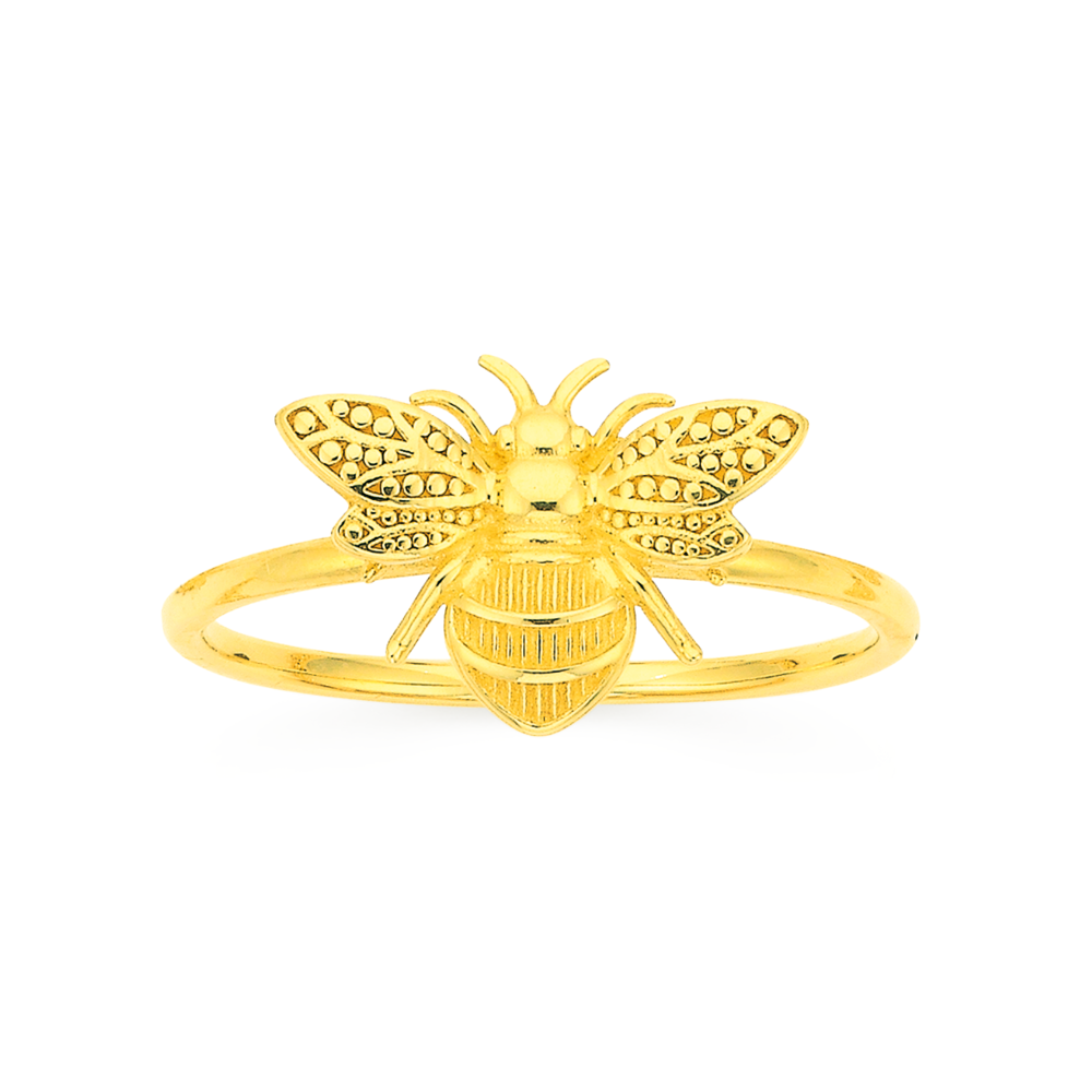 Gold bumble sale bee ring