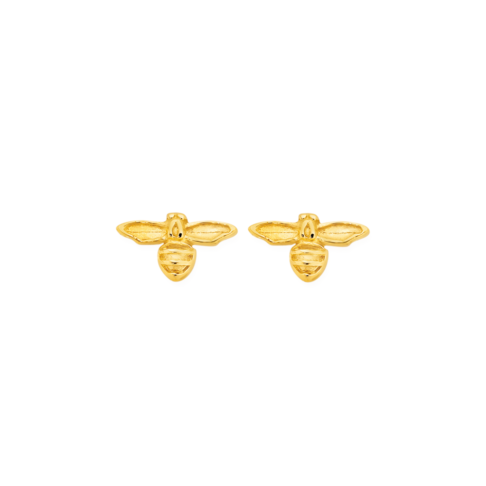 Bumble bee store stud earrings