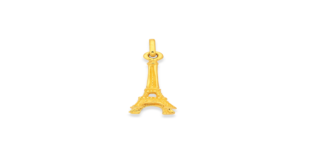 9ct, Eiffel Tower Charm | Pascoes