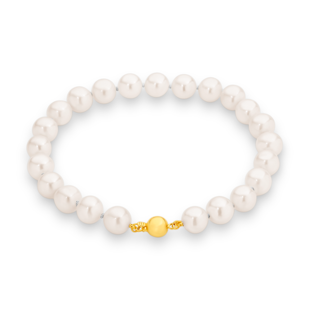 Cultured freshwater sale pearl bracelet