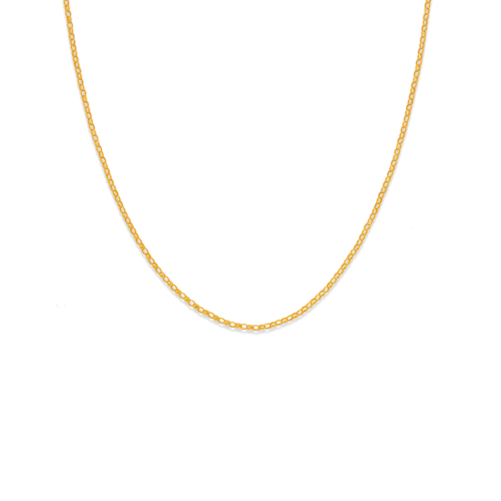 solid 9ct gold belcher chain