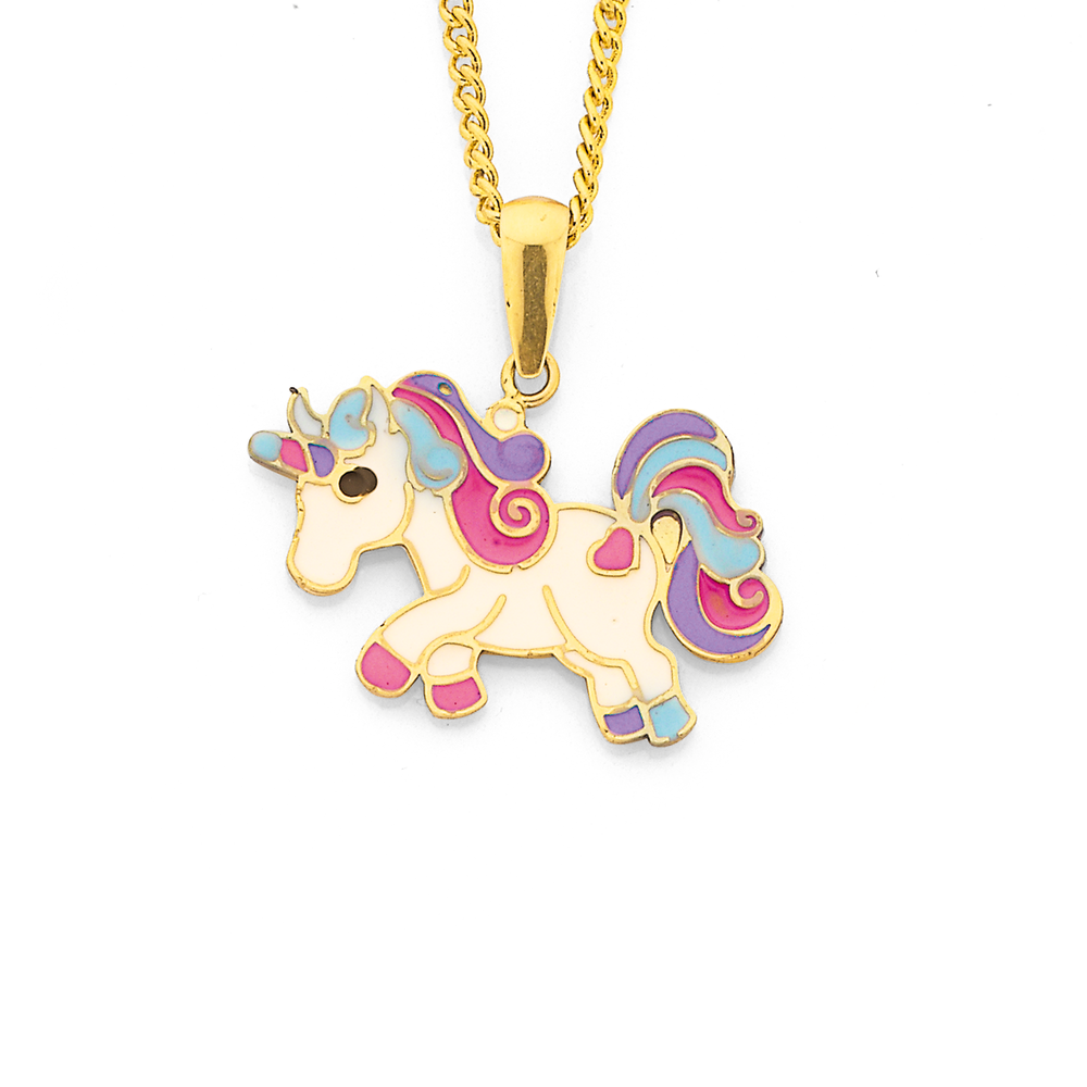 unicorn necklace prouds