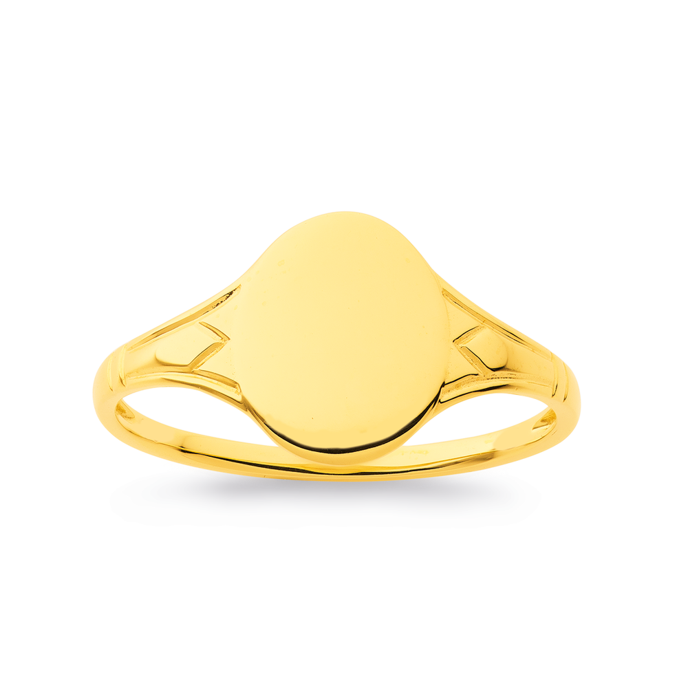 Children's sales signet rings