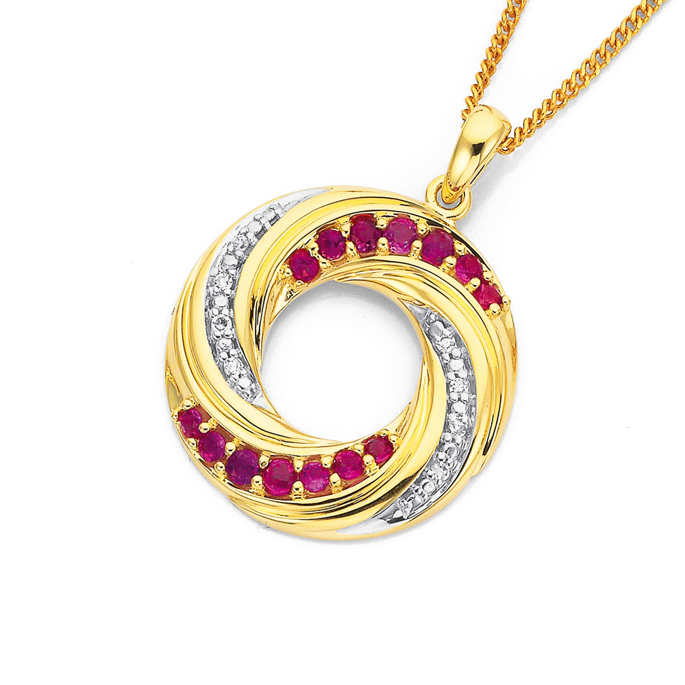 Prouds on sale ruby pendant