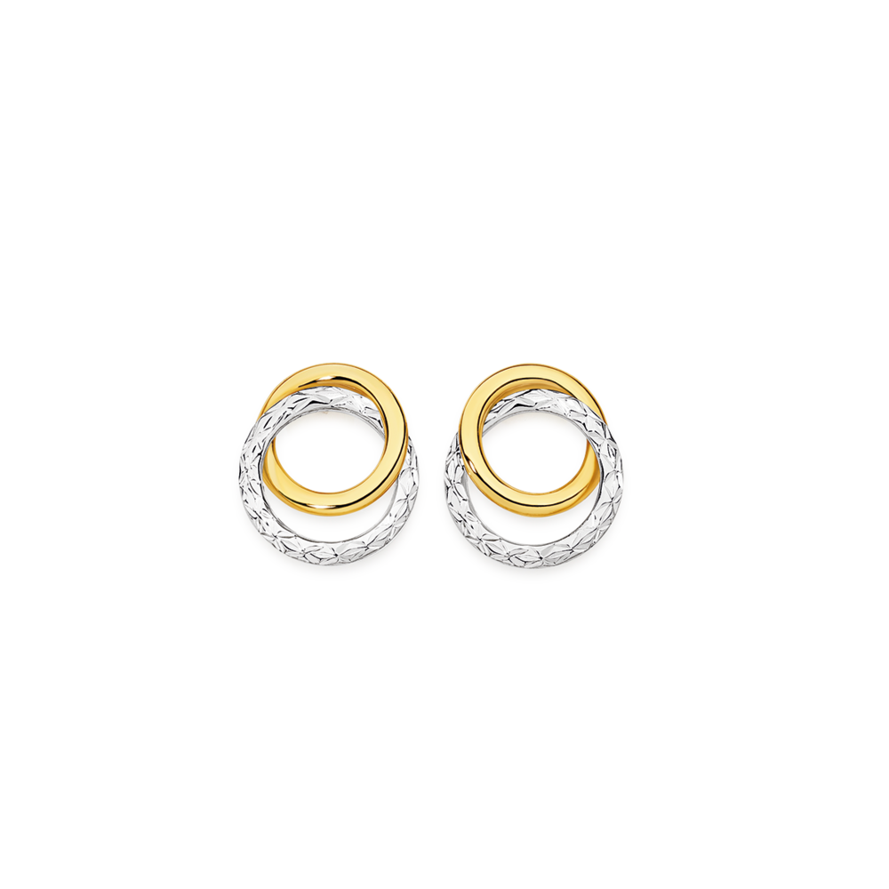 2 circle deals earrings