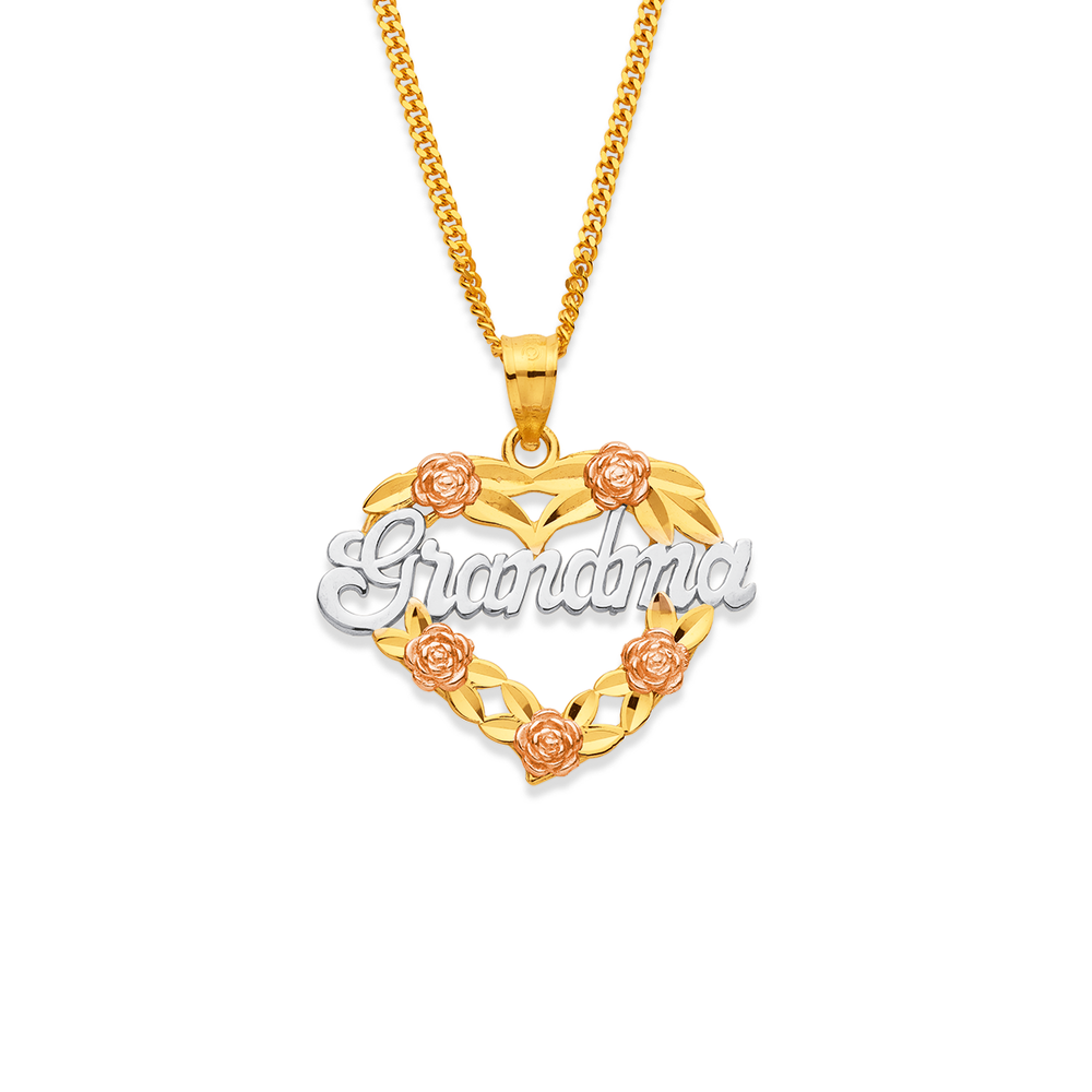 Grandma on sale heart necklace