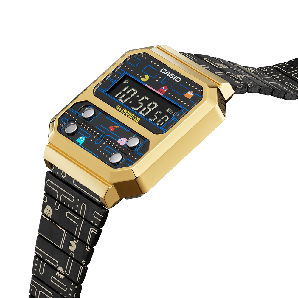 casio watch pac man