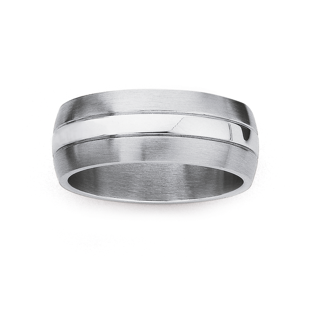 Chisel Stainless Steel Ring (size X) | Pascoes