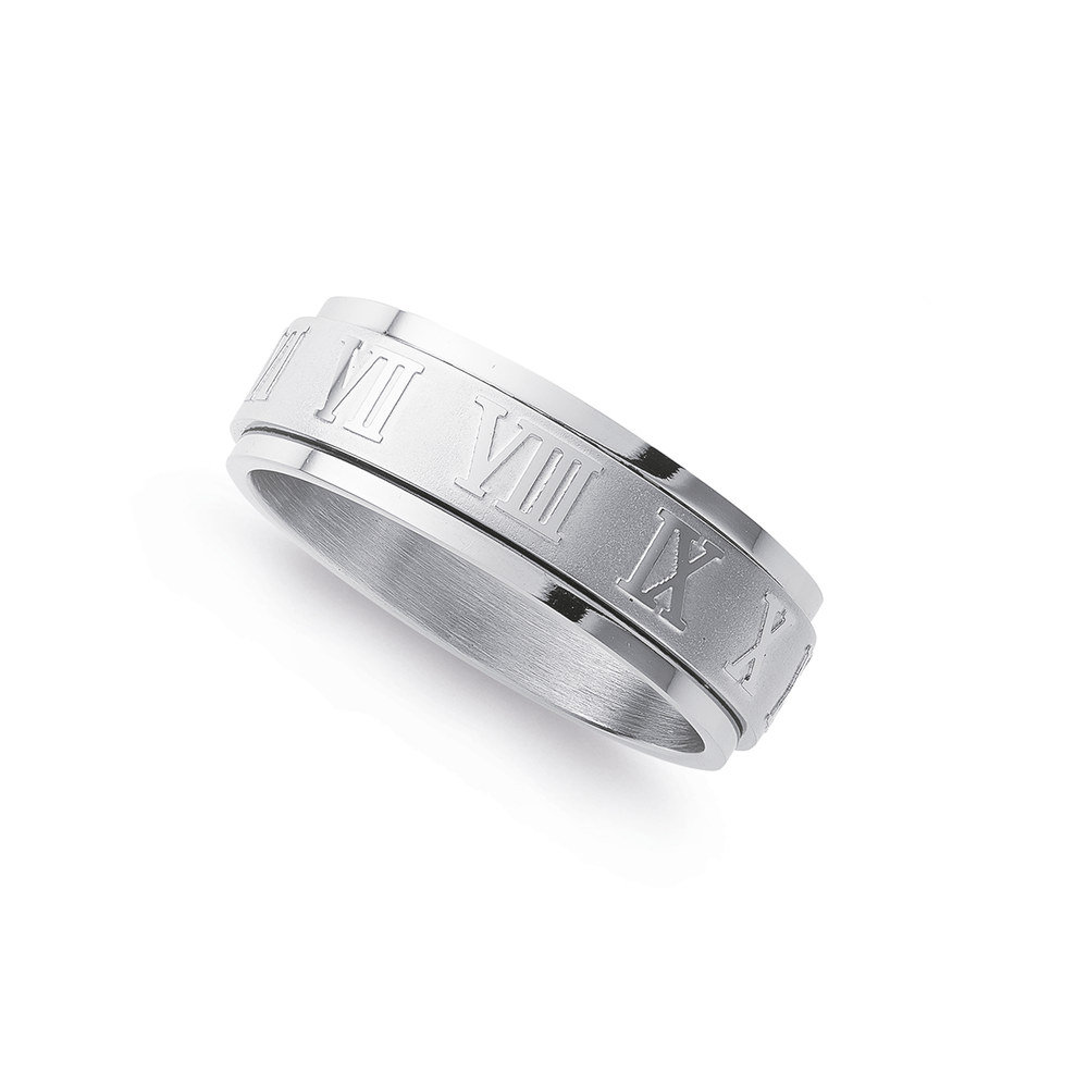 Roman numeral clearance ring mens