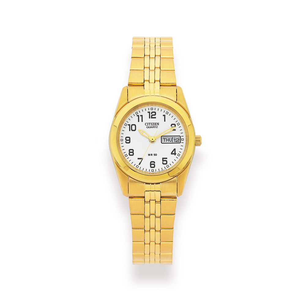 Gold water on sale resistant watch