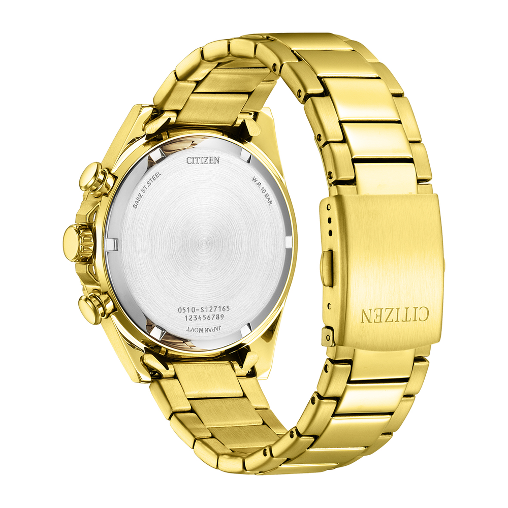 Citizen Mens Quartz Watch in Gold | Pascoes