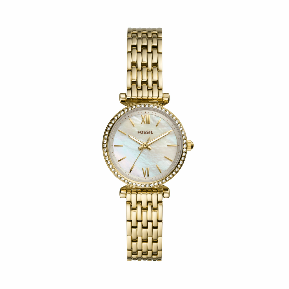 Fossil discount watches golden