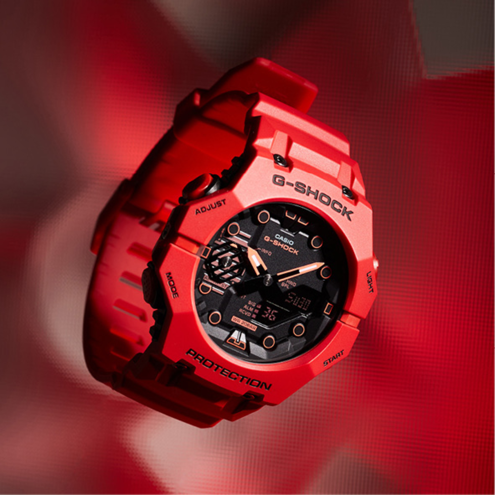 Casio red clearance watch