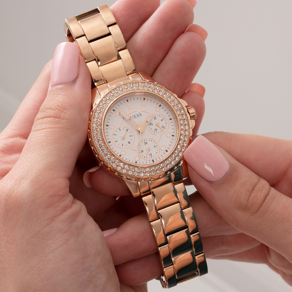 Guess rose gold sale