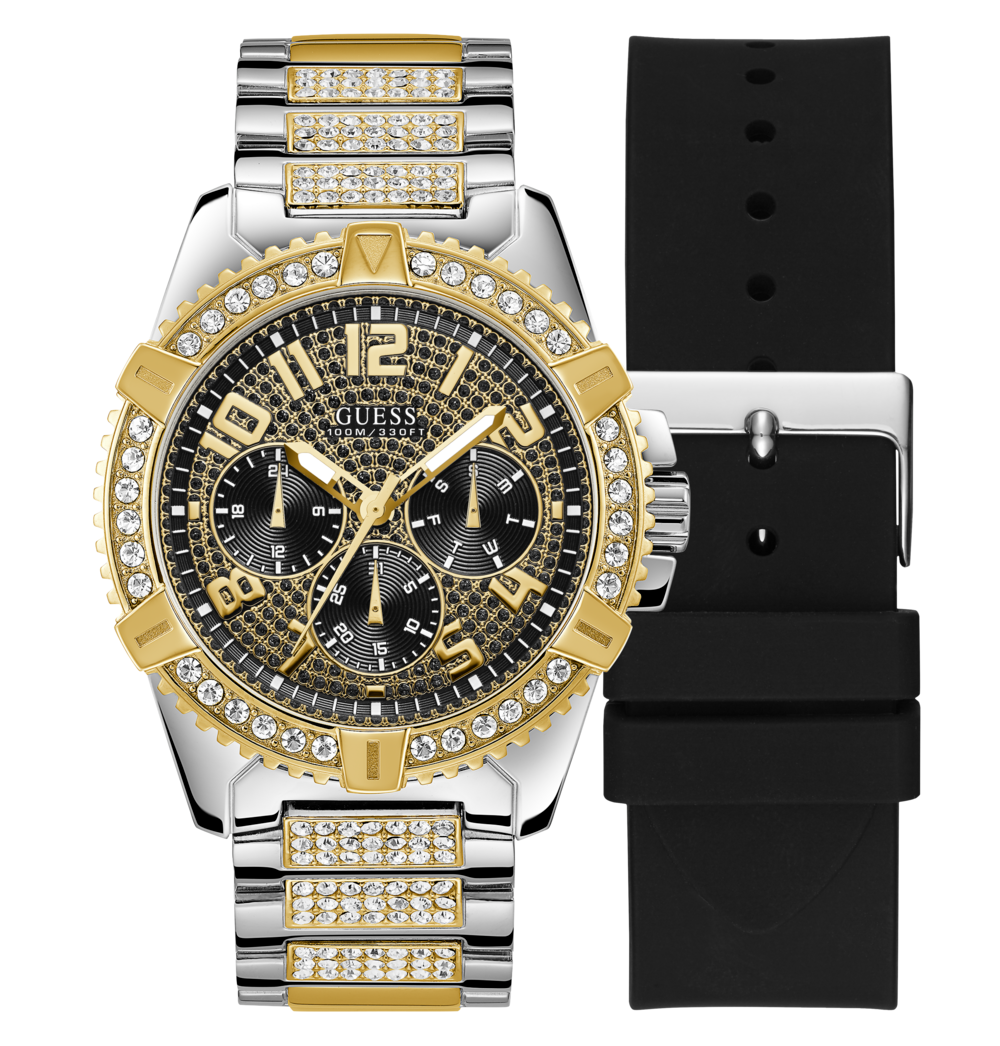 Mens watch with online interchangeable bands