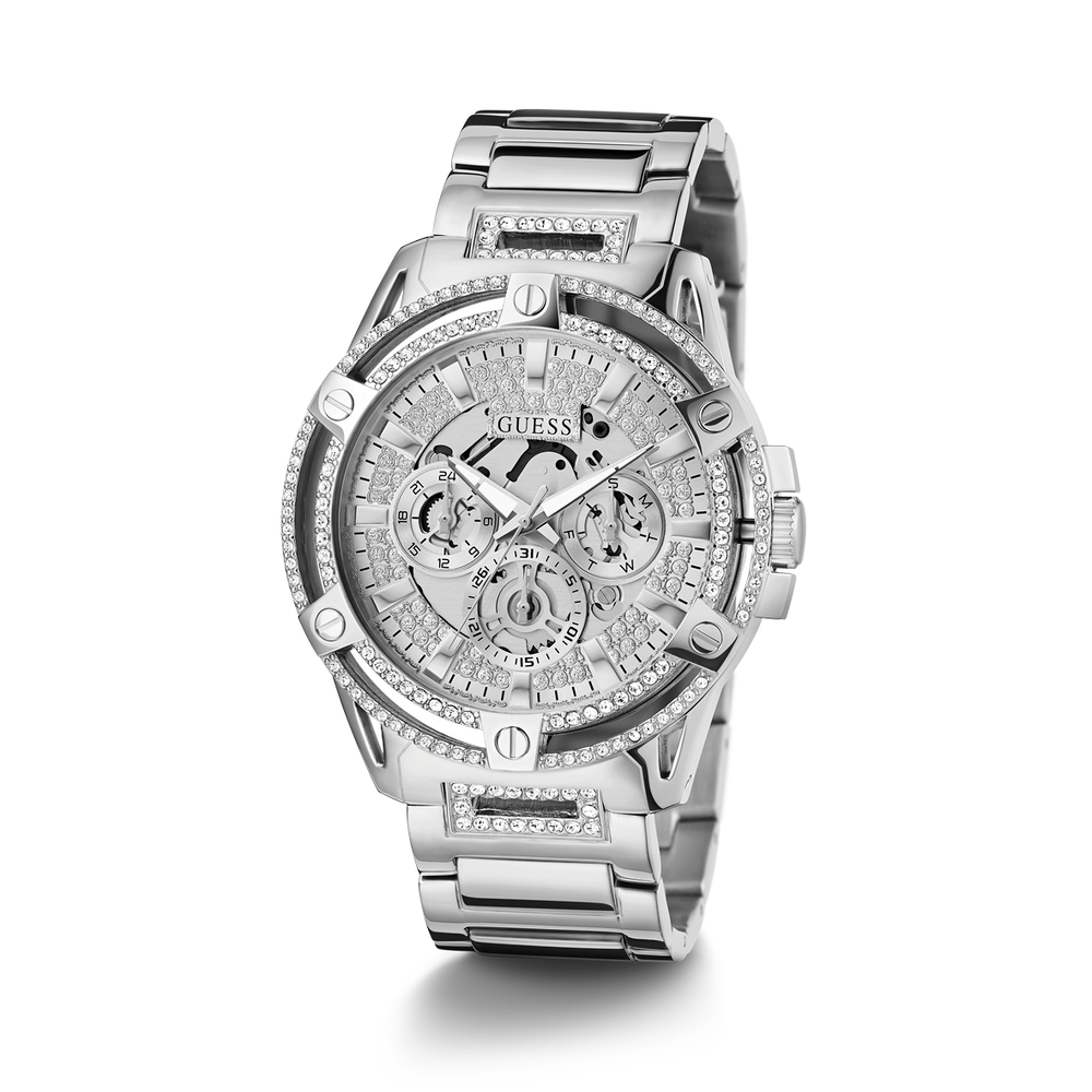 Guess mens 2025 watch silver