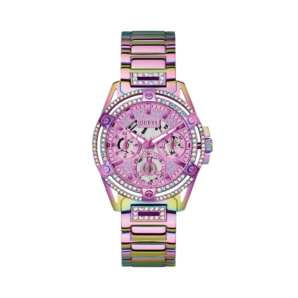 Guess Lady Frontier Watch in Purple Pascoes