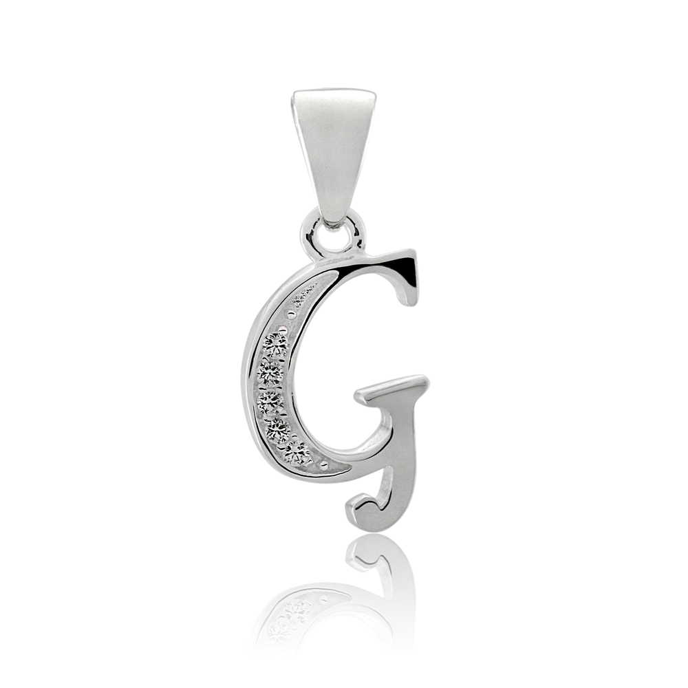 Letter g store pendant