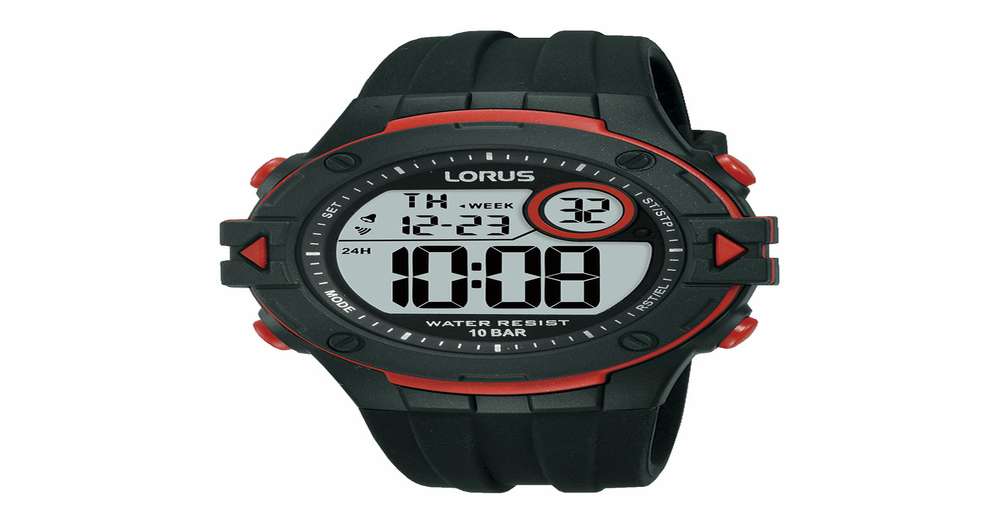 Lorus Men's Watch in Black | Pascoes