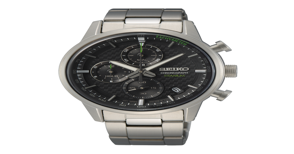 Seiko Men's Chronograph Watch in Silver | Pascoes