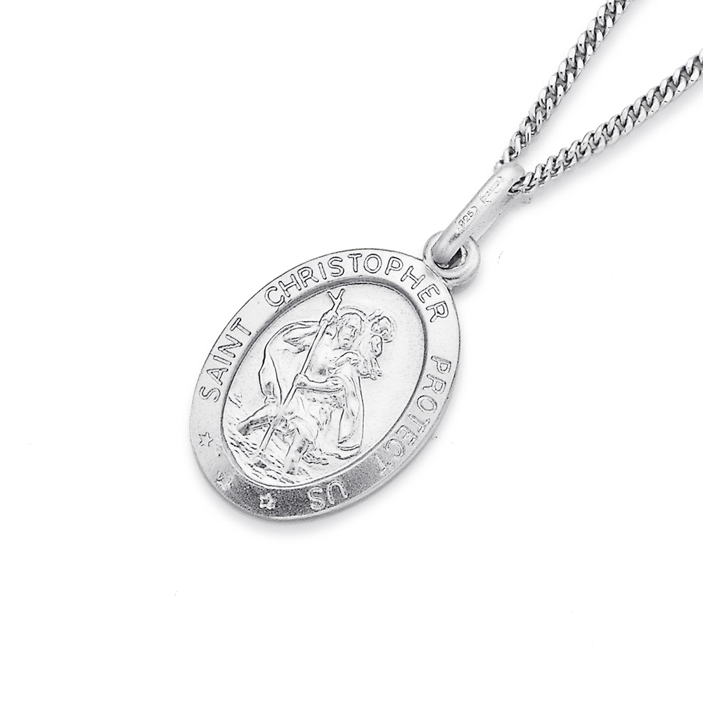 Cheap st hot sale christopher necklace