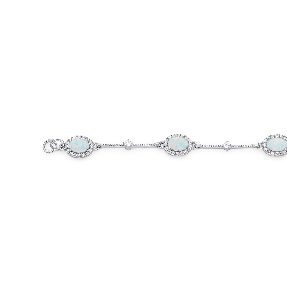Blue Opal Bracelet  Opal Jewellery Collection  by Paul Wright   Paul  Wright Jewellery