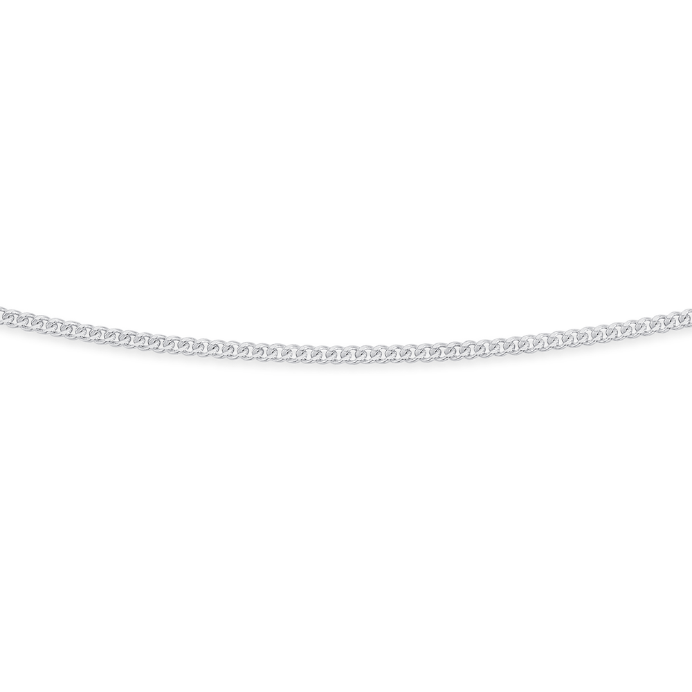 Diamond cut sterling hot sale silver chain