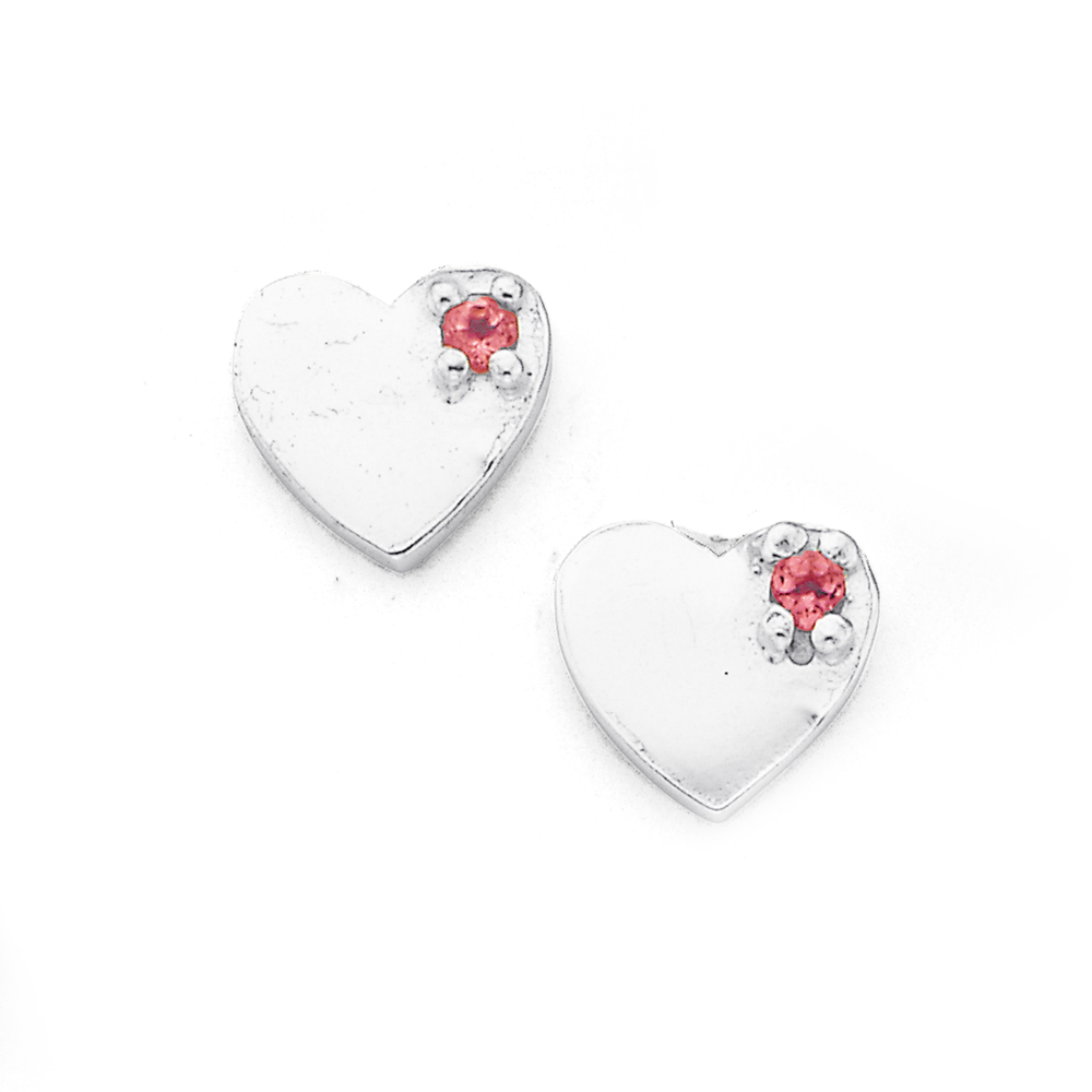 Childrens deals heart earrings