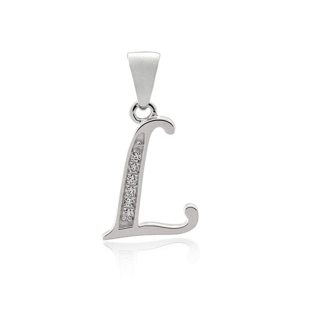 l letter pendant