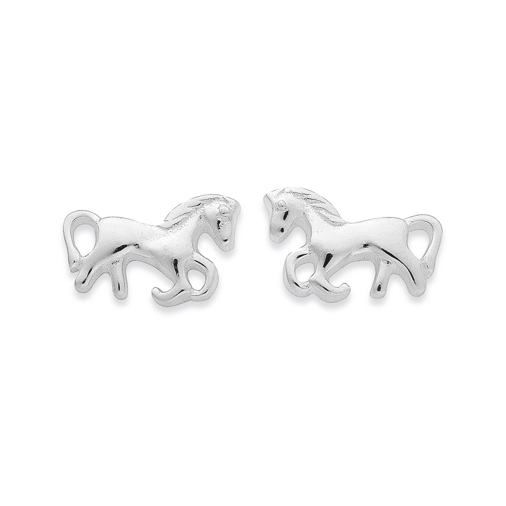 NEW! 925 Sterling 2024 Silver The Origami Elephant Stud Earrings(Up)