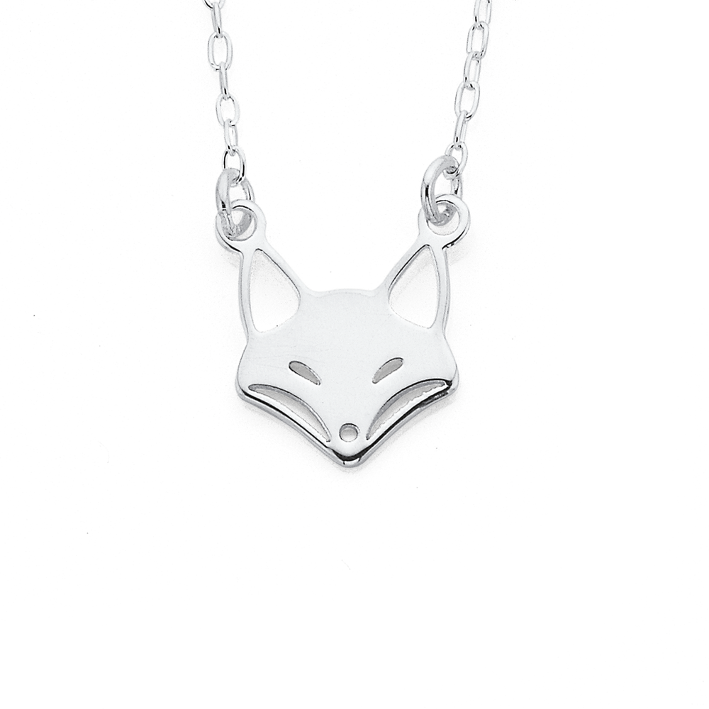 Sterling silver 2024 fox pendant