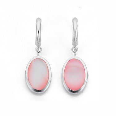 Beautiful Lustrous Labyrinth Pink Shell Mother of Pearl Sterling Silve –  JTYDS
