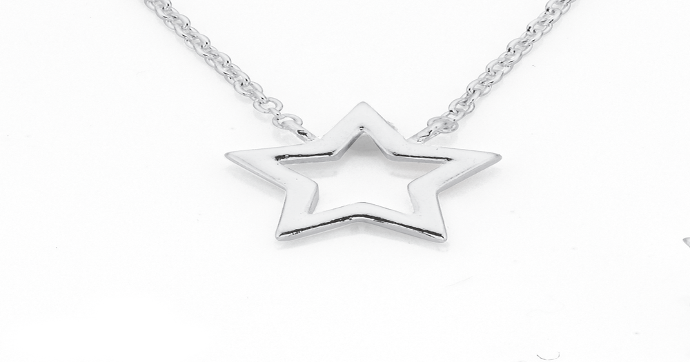 Sterling Silver Star Necklet | Pascoes